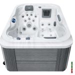 Cocoa Point hot tub lounger seat with massage jets and headrests