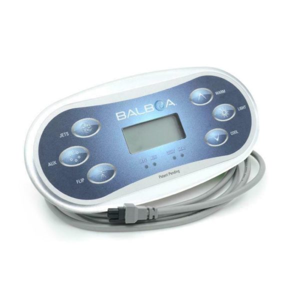 Balboa digital topside control panel on Coral Bay hot tub