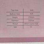 SSo1 sizes