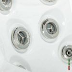 Clearwater Holiday hot tub captain’s chair with stainless steel hydrotherapy jets