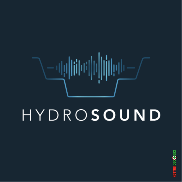 HydraSound audio system logo featured in Laguna Deluxe hot tub