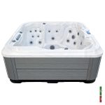 Laguna Deluxe hot tub seating view with ergonomic design and jets
