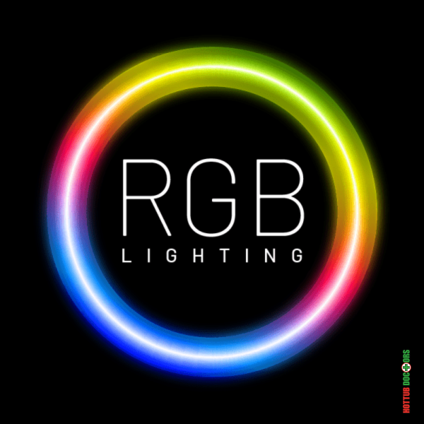 Monteray Deep Deluxe hot tub multicolour RGB LED lighting feature